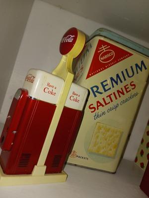COCA-COLA SALT & PEPPER SHAKER PLUS COKE TOOTHPICK DISPENSER AND MORE!