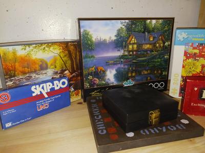 PUZZLES. SKIPBO, CHECKERS AND MORE