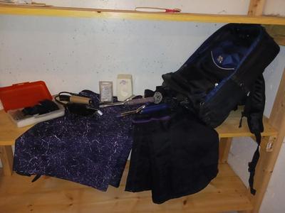 HAIR SALON SUPPLIES - HAIR CLIPPERS, CURLING IRON, NECK WRAPS, COVERS