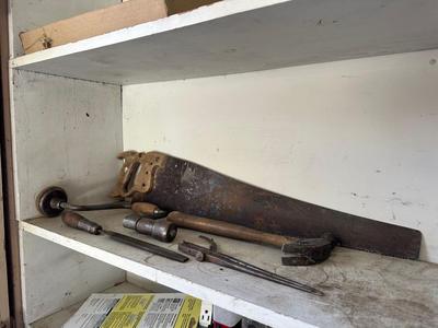 HAND SAW, FILE, HAMMER AND MORE