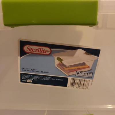 Sterilite Smaller Clear Storage Containers and More (B1-KD)