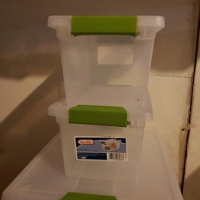 Sterilite Smaller Clear Storage Containers and More (B1-KD)