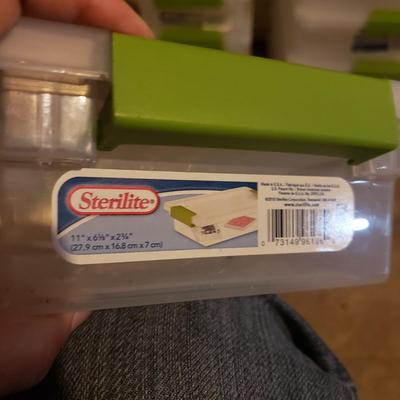 Sterilite Smaller Clear Storage Containers and More (B1-KD)