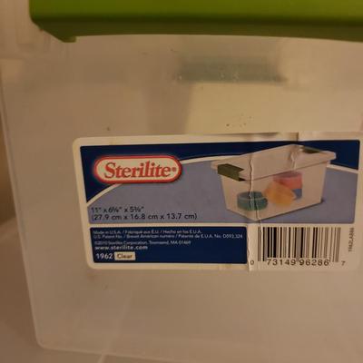 Sterilite Smaller Clear Storage Containers and More (B1-KD)