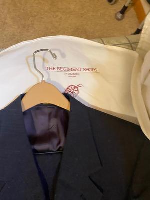 SUITS FROM THE REGIMENT SHOPS OF COLORADO, & EXTRA SLACKS