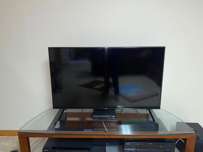 50” SAMSUNG SMART TV AND MEDIA STAND