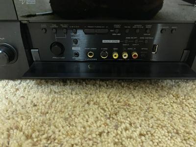 NICE YAMAHA RX-VS2700 RECEIVER AND DEFINITIVE SURROUND SOUND SPEAKERS