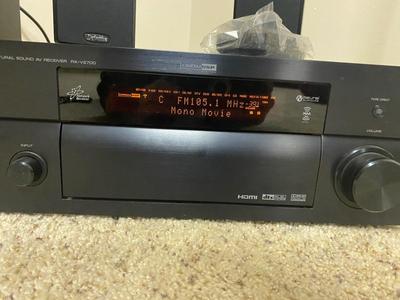 NICE YAMAHA RX-VS2700 RECEIVER AND DEFINITIVE SURROUND SOUND SPEAKERS