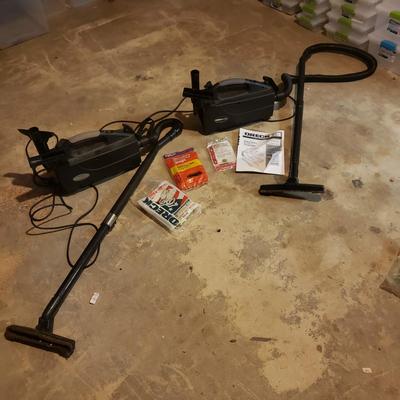 Two Oreck XL Compact Canister Vacuums (B1-KD)