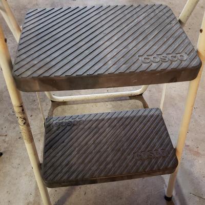 Two Cosco Step Ladders, Tricam 4-Step Ladder and More (B1-KD)