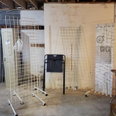Art Display Panels W/Rollers and Black Canvas Art Stand (B1-KD)
