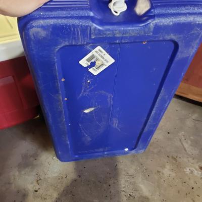 Three Camping Chairs, Stool and Three Igloo Coolers (B1-KD)