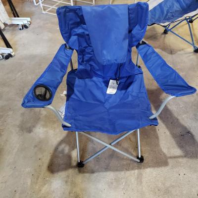 Three Camping Chairs, Stool and Three Igloo Coolers (B1-KD)
