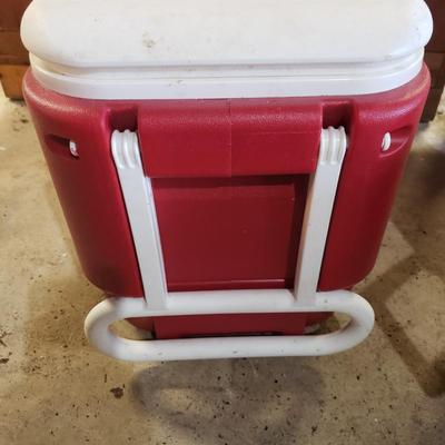 Three Camping Chairs, Stool and Three Igloo Coolers (B1-KD)
