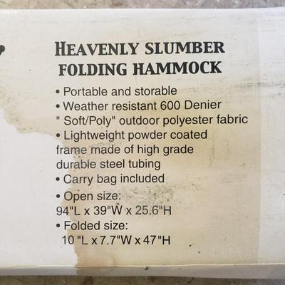 NIB Mac Sport Heavenly Slumber Folding Hammock (B1-KD)