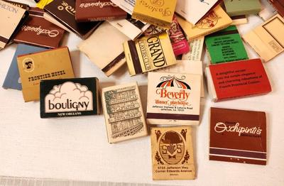 Lot #72 Large Vintage Matchbook Lot - many New Orleans