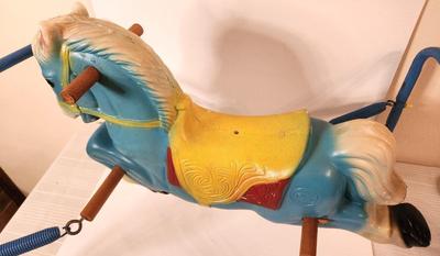 Lot #76 Small Vintage "Wonder Horse" type toy