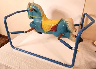 Lot #76 Small Vintage "Wonder Horse" type toy