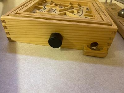 WOODEN GAMES AND BEAR CLAW BACK SCRATCHER