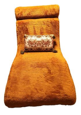Lot #79 Adrian Pearsall-type Vintage MCM Wave Chair - Burnt Orange