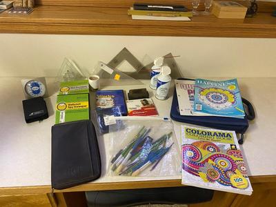 VARIETY OF OFFICE AND ART SUPPLIES