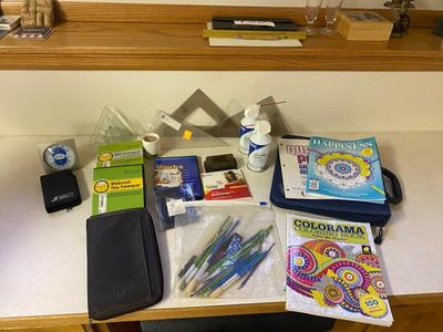 VARIETY OF OFFICE AND ART SUPPLIES
