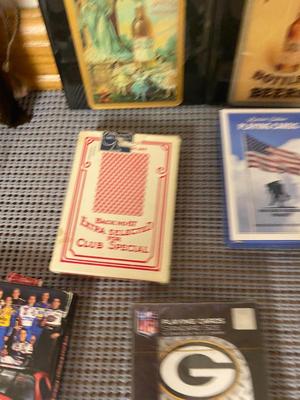 ASSORTMENT OF PLAYING CARDS, AND COASTERS