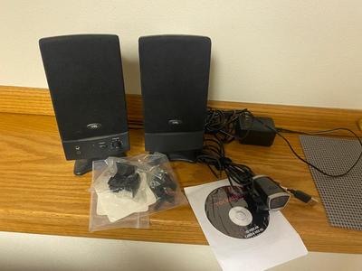 ROCKET FISH, WEBCAM, AND COMPUTER SPEAKERS