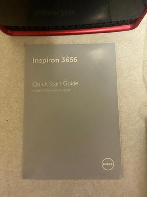 DELL INSPIRON 3656 DESKTOP COMPUTER AND 22 INCH AOC MONITOR