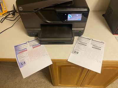 HP OFFICEJET PRO 8600 PRINTER WITH NEW INK CARTRIDGES