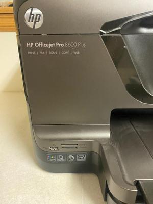 HP OFFICEJET PRO 8600 PRINTER WITH NEW INK CARTRIDGES