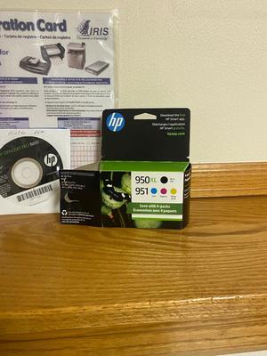 HP OFFICEJET PRO 8600 PRINTER WITH NEW INK CARTRIDGES