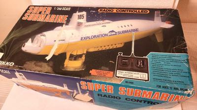 Lot #86 Nikko RC Exploration Submarine - 1983 - radio controlled