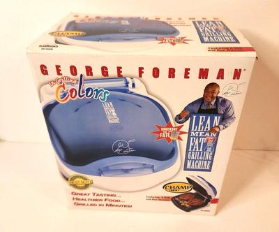Lot #87 George Foreman Chap Size Lean Grilling machine - new in box