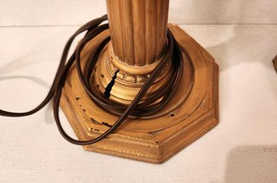 Lot #91 Cool Pair of Vintage Lamps - Boudoir? Altar?