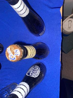 COLLECTIBLE COORS BASEBALL BAT BOTTLES & PINT GLASSES