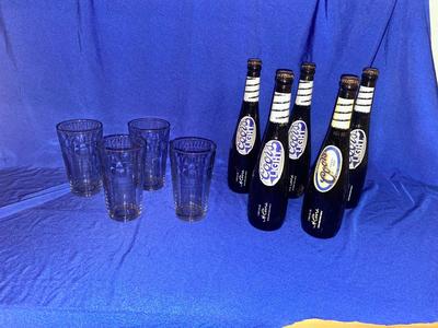 COLLECTIBLE COORS BASEBALL BAT BOTTLES & PINT GLASSES