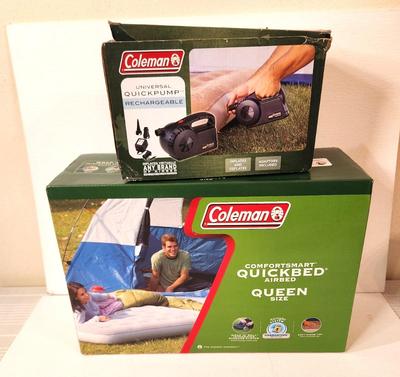 Lot #96 Coleman ComfortSmart Queen Quick Bed - New in Box with pump