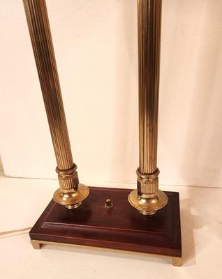 Lot #99 Vintage Table Lamp - 1970's Dual Column