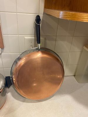 REVERE COPPER BOTTOM PANS & STAINLESS STEEL PANS