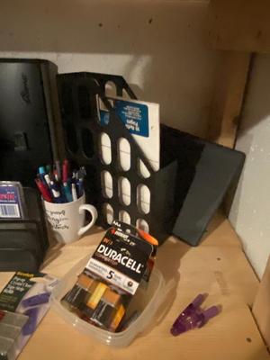 LARGE ASSORTMENT OF OFFICE SUPPLIES