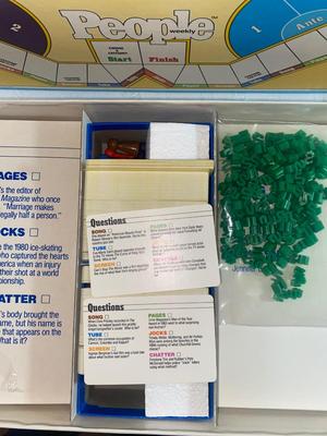 VINTAGE GAMES, TWILOGRAPH, PEOPLE TRIVA GAME, VANTAGE, & SKIPBO