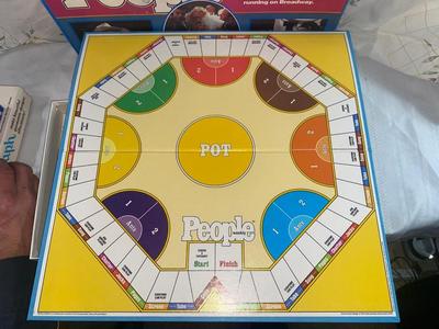 VINTAGE GAMES, TWILOGRAPH, PEOPLE TRIVA GAME, VANTAGE, & SKIPBO