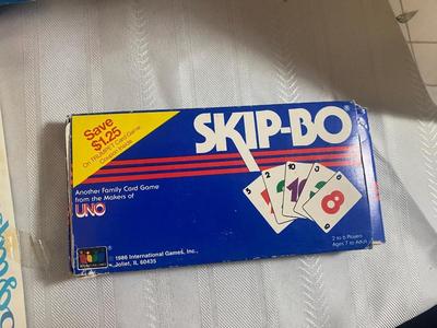 VINTAGE GAMES, TWILOGRAPH, PEOPLE TRIVA GAME, VANTAGE, & SKIPBO
