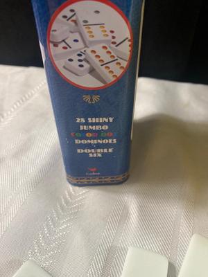 SMALLER GABRIEL ERECTOR SET AND DOUBLE SIX DOMINOS GAME