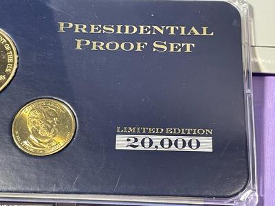 Chester A. Arthur Uncirculated Coin & Proof Medal Set by American Mint with COA as Pictured.