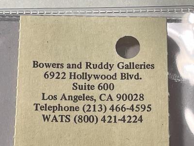 BOWERS & RUDDY PEDIGREE 1938-D/S BRILLIANT UNCIRCULATED CONDITION BUFFALO NICKEL AS PICTURED. COIN #6.