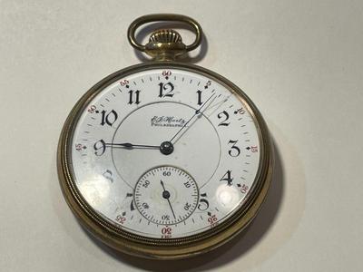 Antique E.J. Hertz Philadelphia Pocket Watch Gold-Filled in Good Preowned Condition. (Runs Good). FREE DOMESTIC SHIPPING.