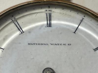 Antique Elgin G. M. Wheeler Presentation Key Wind Gold Filled Pocket Watch c1865-1885 in Good Working Order/Condition.