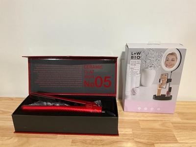 NEW Ceramic Flat Iron and NEW LED mirror